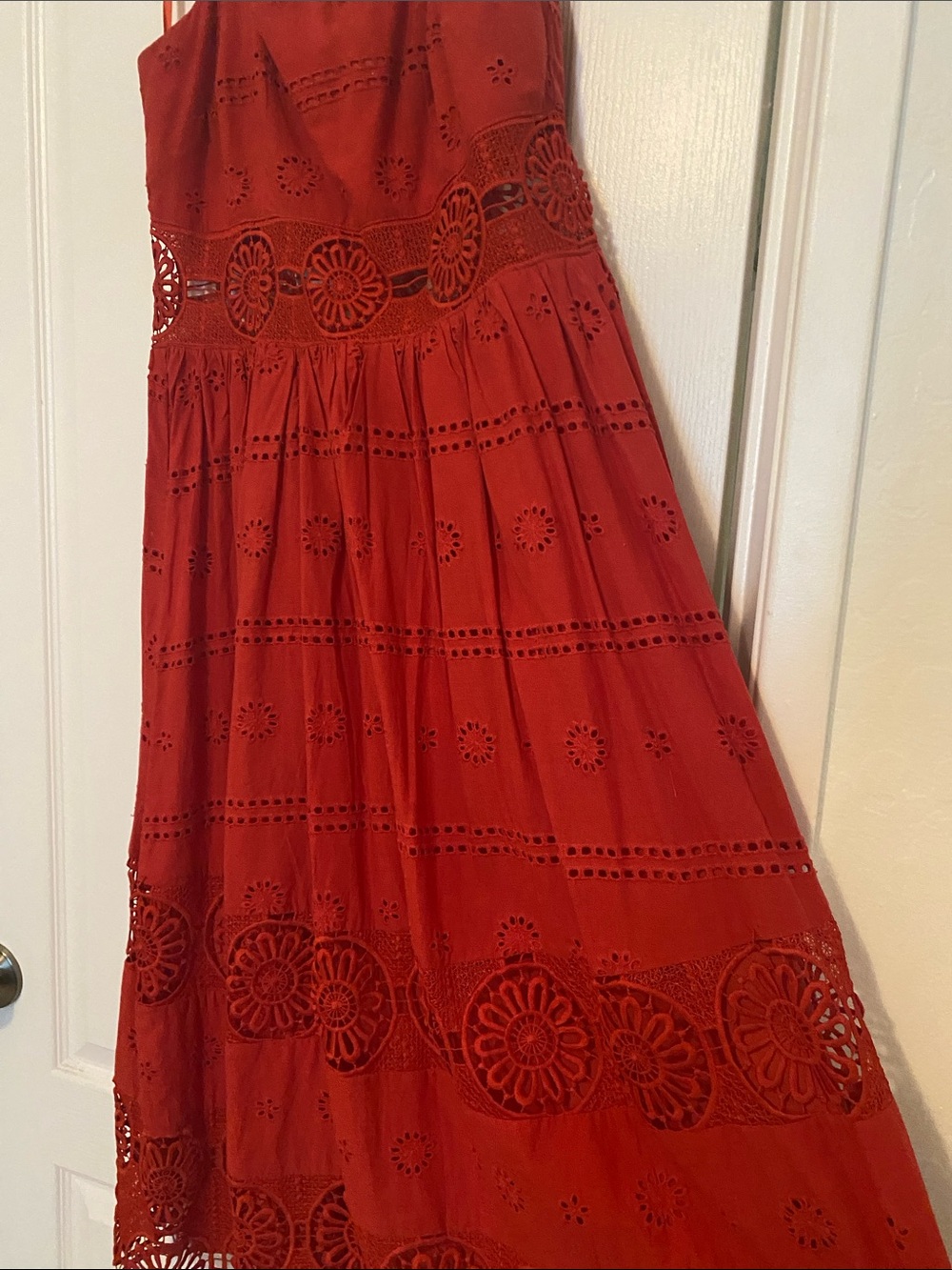 Red Eyelet Sundress - ASOS - Picture 5 of 6